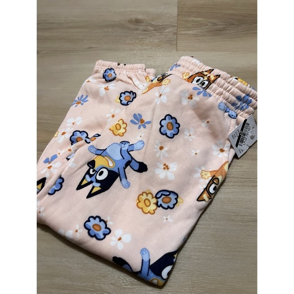 Bluey Other - Bluey Bingo Toddler Sweatpants 3T NWT Pink Floral Joggers Bluey Pants